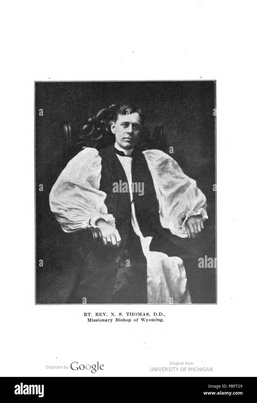 1697 Die Rt. Pfr. N. S. Thomas, Bischof von Wyoming Stockfoto
