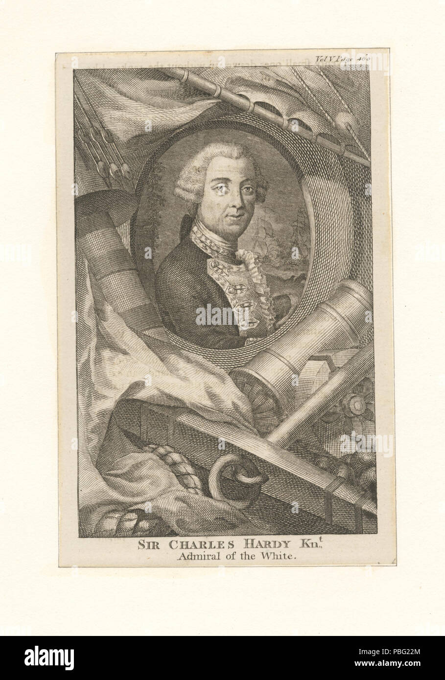 1539 Sir Charles Hardy Knt., Admiral der Weißen (Nypl b 12610213-423724) Stockfoto