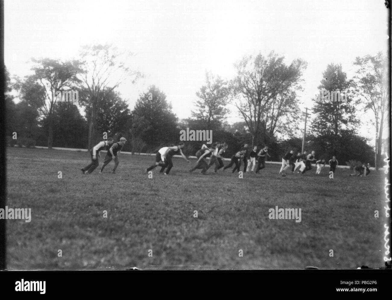 1548 Soccer Team match Action Shot 1921 (3190780643) Stockfoto