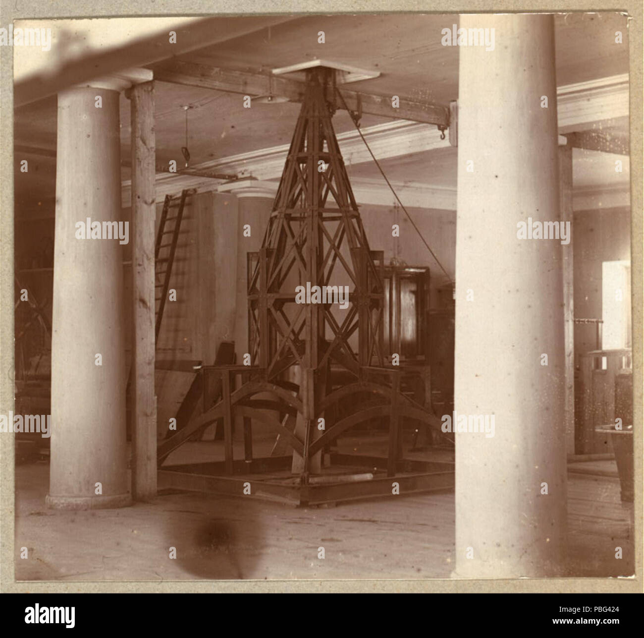 1557 SPB Frame für ein Vestibül des Erlösers auf Blut 1910 Stockfoto