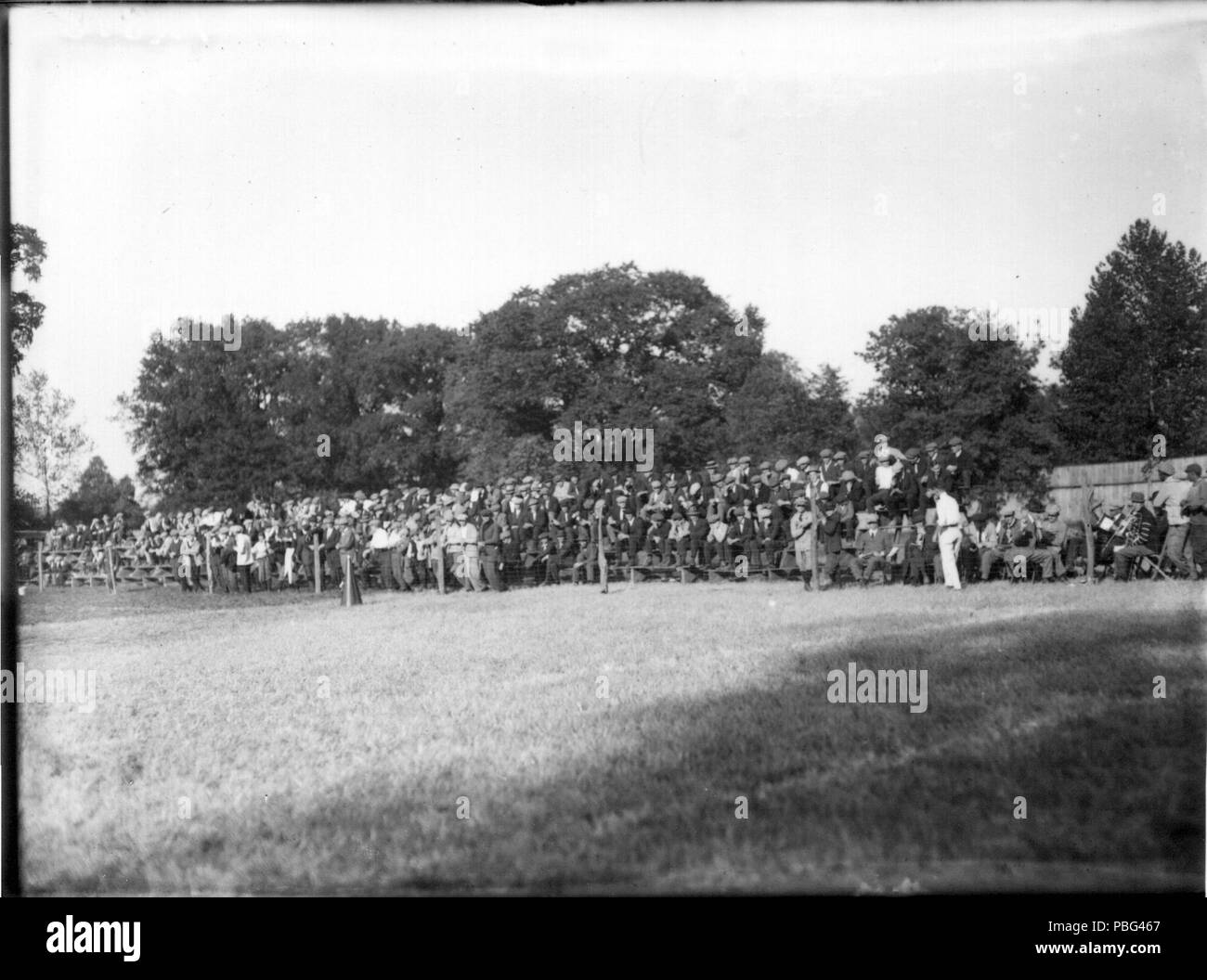 1558 Zuschauer am Miami-Wilmington Fußballspiel 1913 (3190760971) Stockfoto