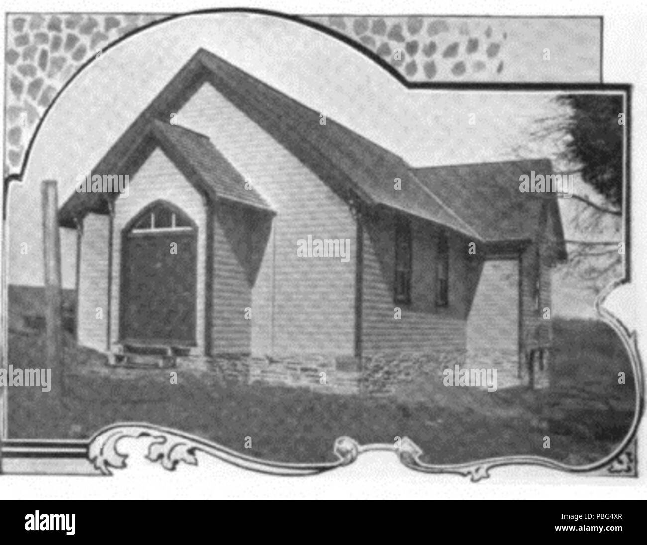 1564 St. John's Episcopal Church, Harpers Ferry, Hausgeräte Stockfoto