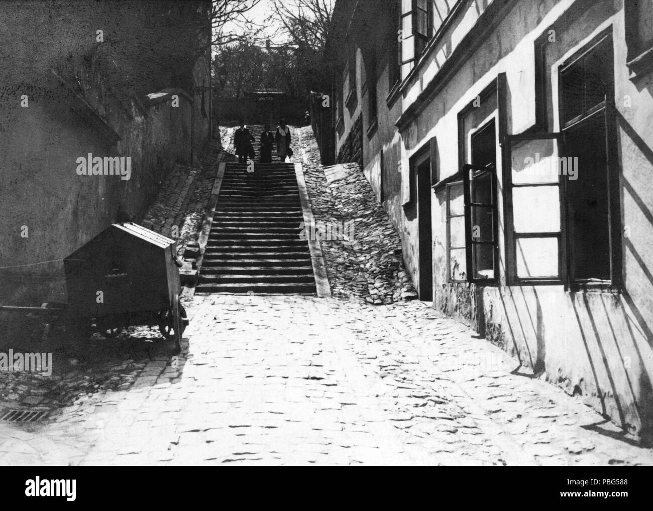 1568 Treppen Fortepan 53644 Stockfoto