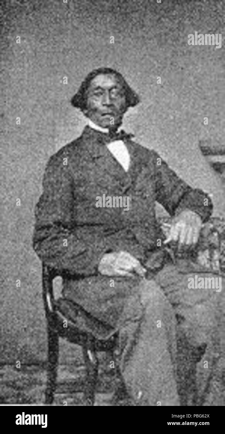 . Englisch: Das einzige bekannte Foto von Stephen Myers, ein befreit Slave, dessen Haus in Albany, NY, USA, war eine Station der U-Bahn. Datum unbekannt; Myers wahrscheinlich starb in den frühen 1870s 1573 Stephen Myers Stockfoto