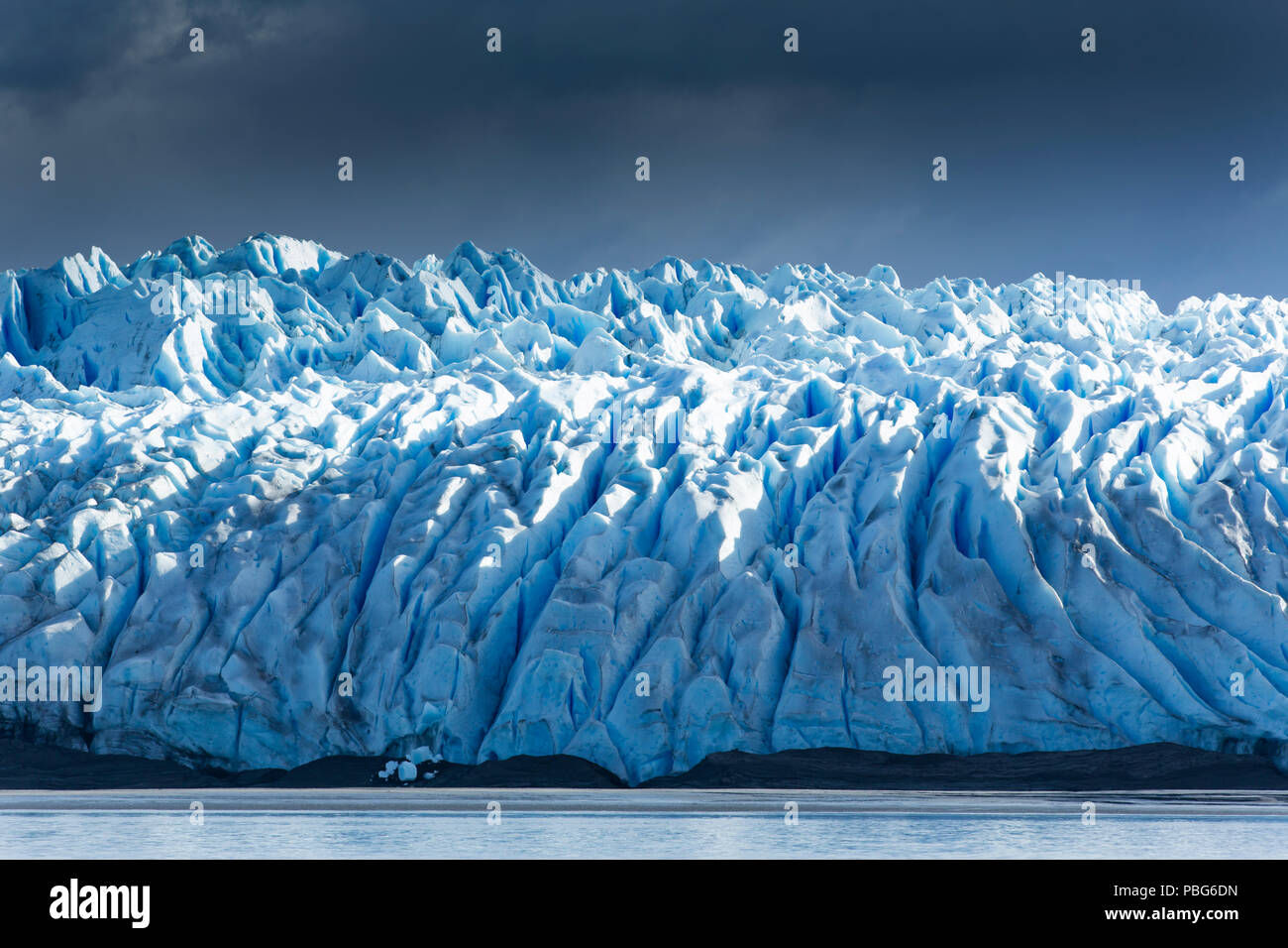 Gletscher, Chile, Südamerika Stockfoto