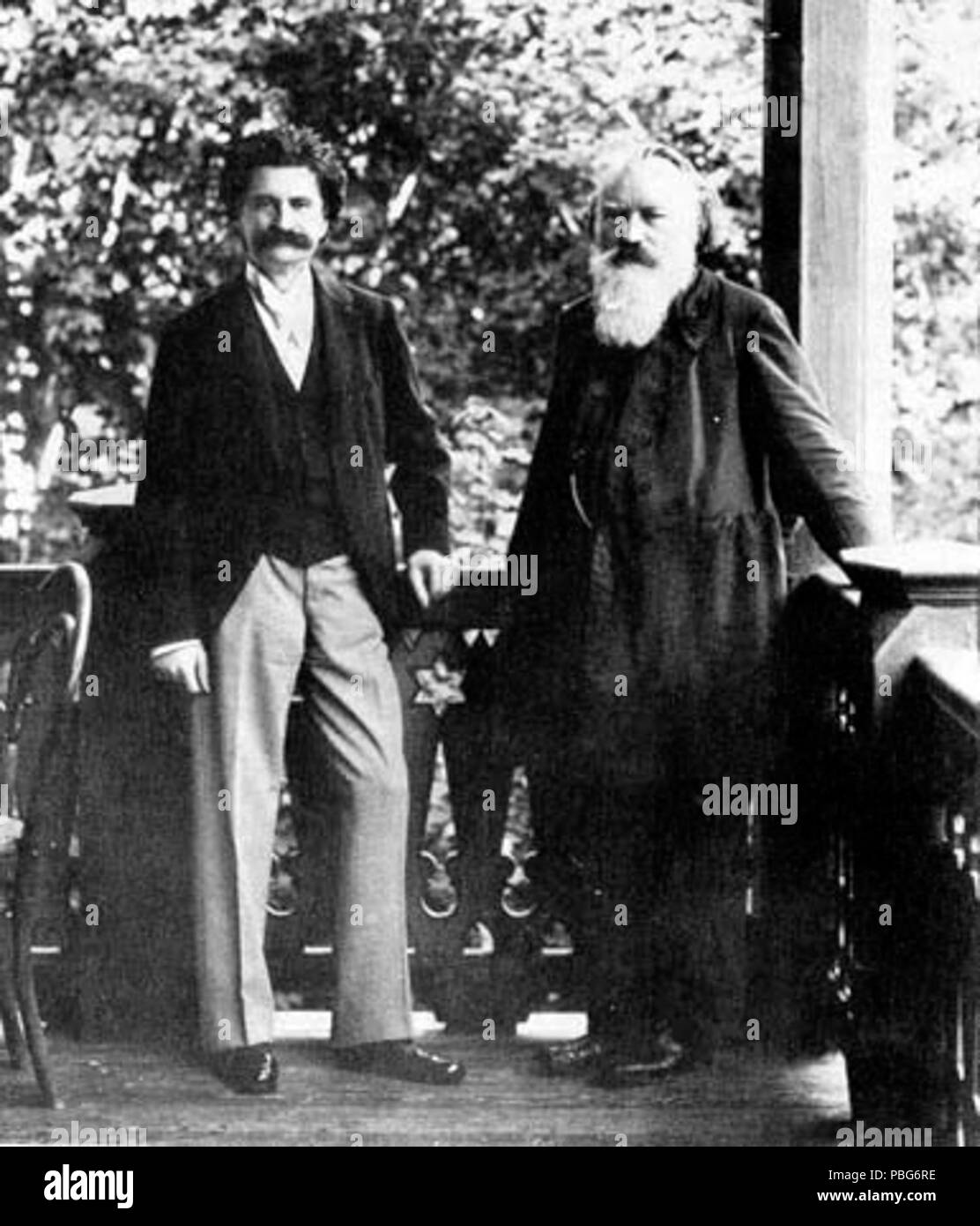 1578, Strauss und Brahms Stockfoto