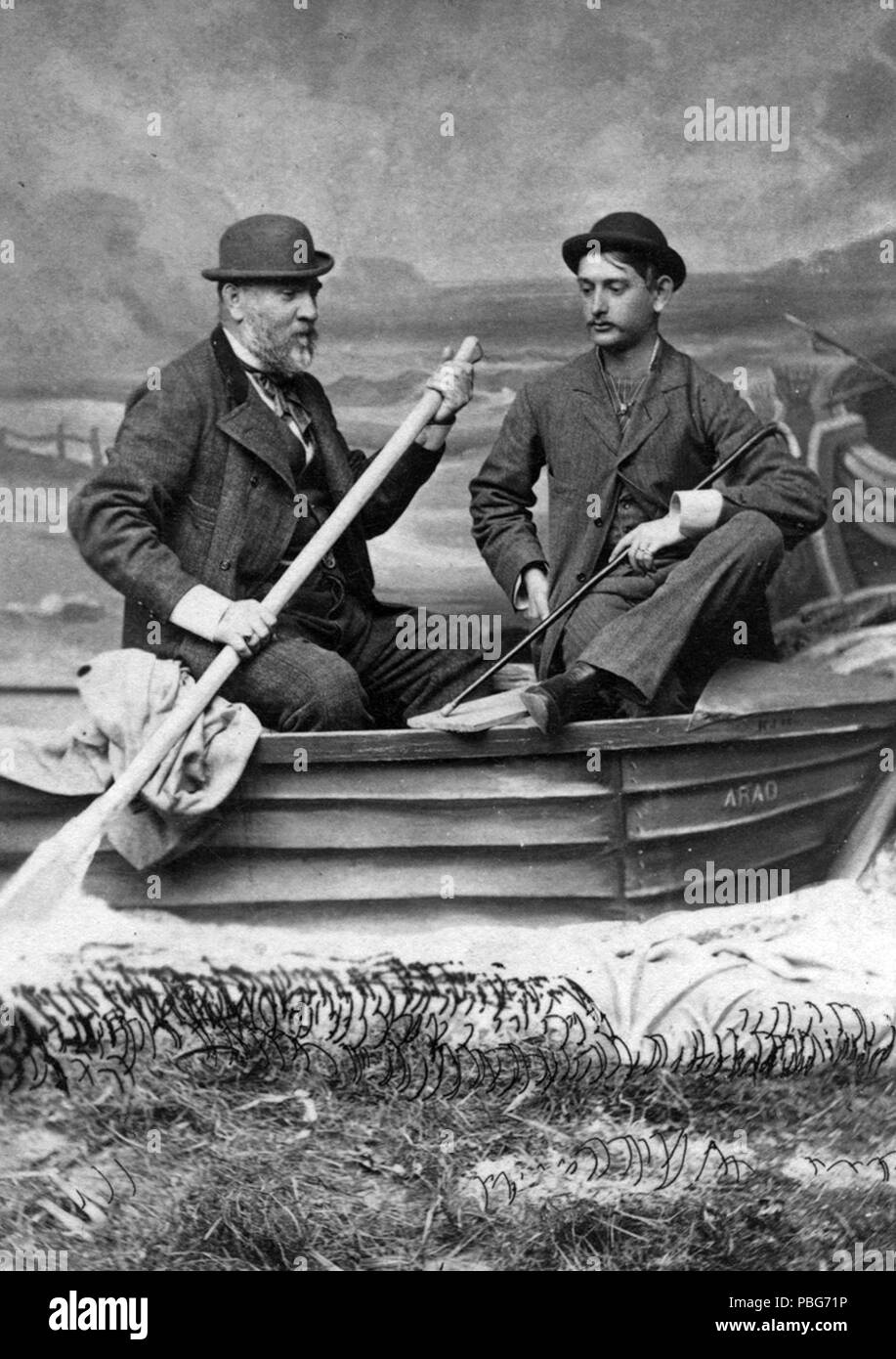 1580 Studio, Porträt, Boot Fortepan 22919 Stockfoto