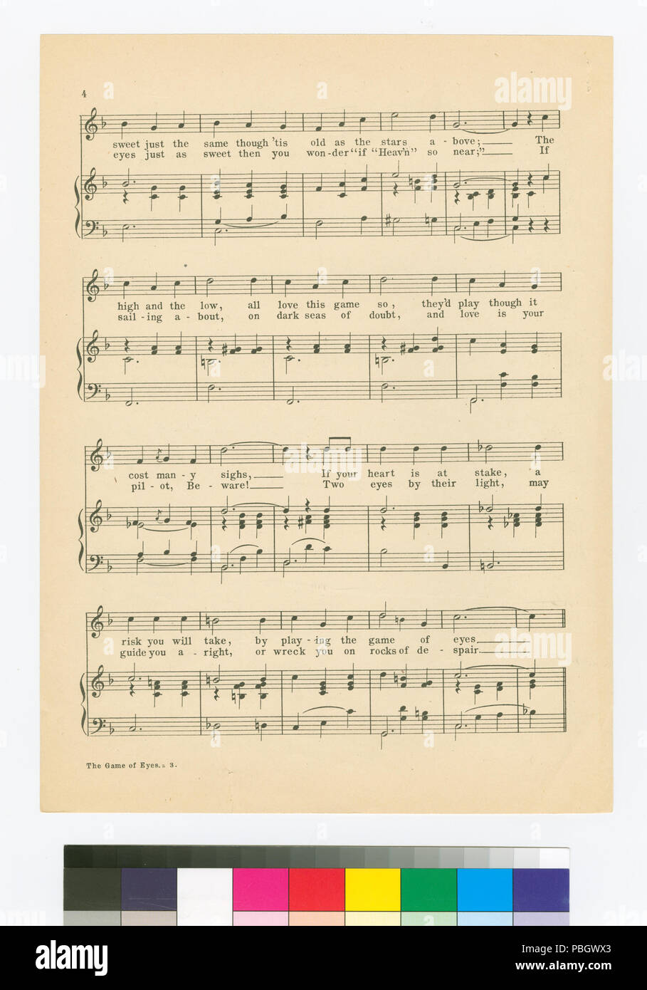 1636 Das Spiel der Augen (NYPL Hades -609353-1822995) Stockfoto