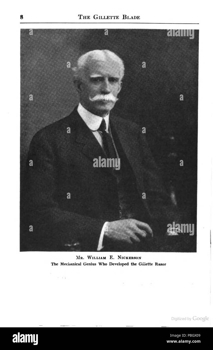 1637 Die Gillette Klinge Februar 1918 p08 Stockfoto