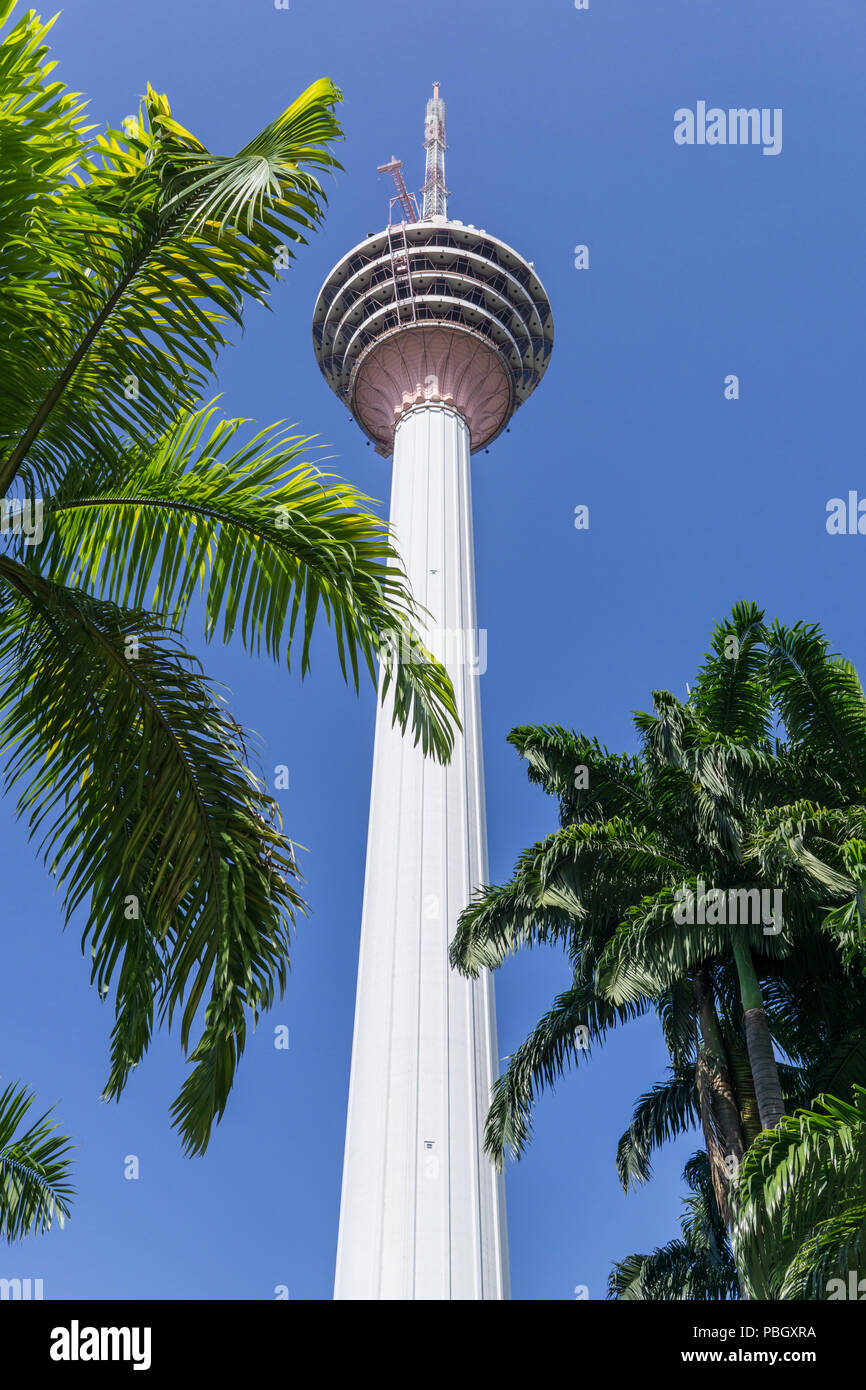 Stadtbild von Kuala Lumpur - Kuala Lumpur Tower Stockfoto