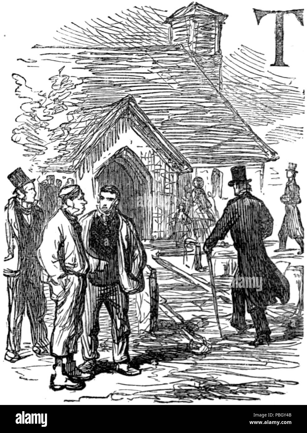 1650 Die letzte Chronik von barset Vol. 1. Dekorative Erste Kapitel 17. Stockfoto