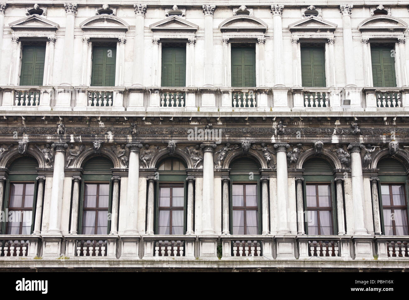 Architektur San Marco Hotel in Venedig, Italien Stockfoto