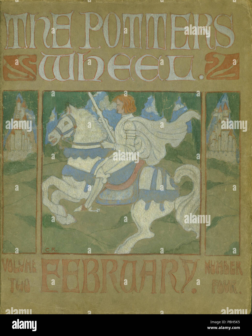 1688 Der Töpferscheibe, Band 2, Nummer 4, Februar 1906 Stockfoto