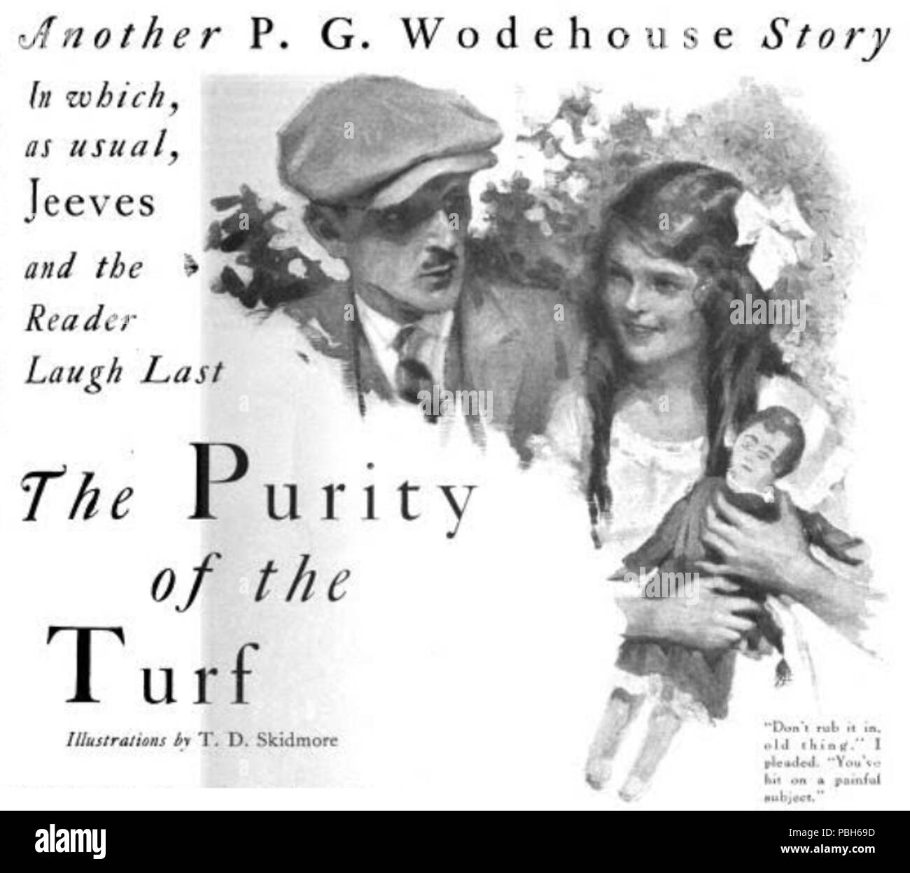 1691 Die Reinheit der Rasen Stockfoto