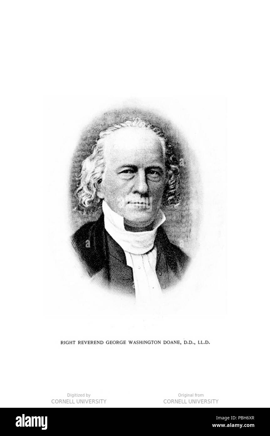 1696 Die Rt. Pfarrer George Washington Doane Stockfoto