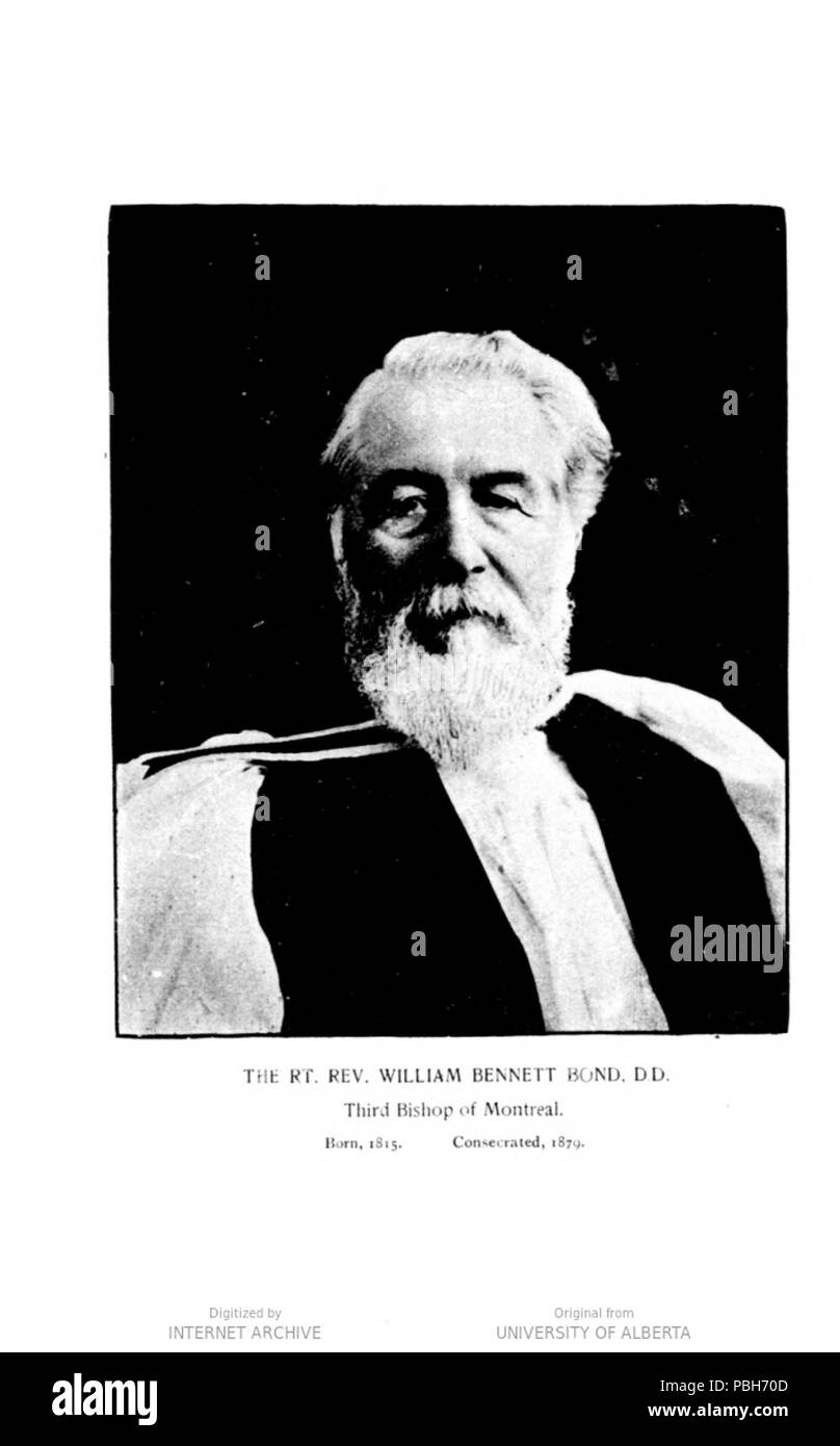 1697 Die Rt. Pfr. William Bennett Bond Stockfoto