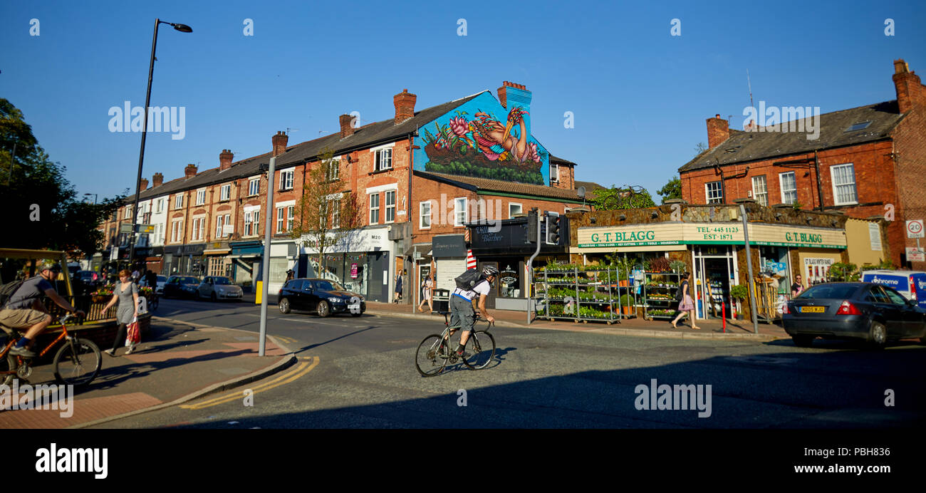 Kiebitz Lane Burton Road West Didsbury, South Manchester Kreuzung ...