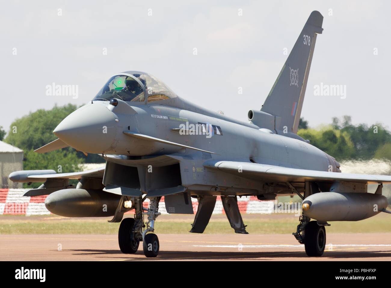 Eurofighter Typhoon der Royal Air Force FGR.4 Stockfoto