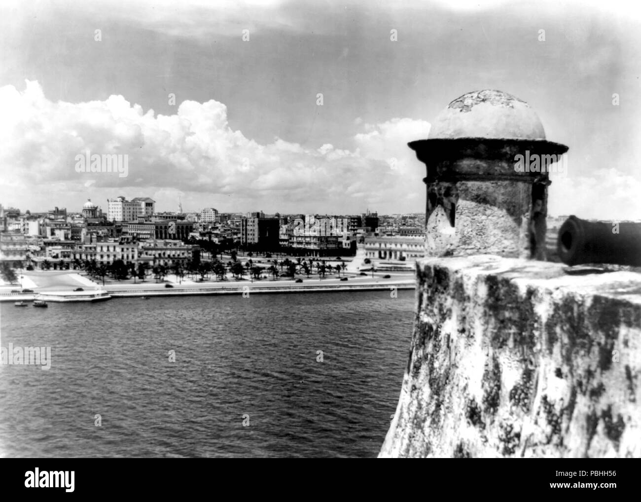 Havanna, Kuba, von Cabana Festung 1890-1923 Stockfoto