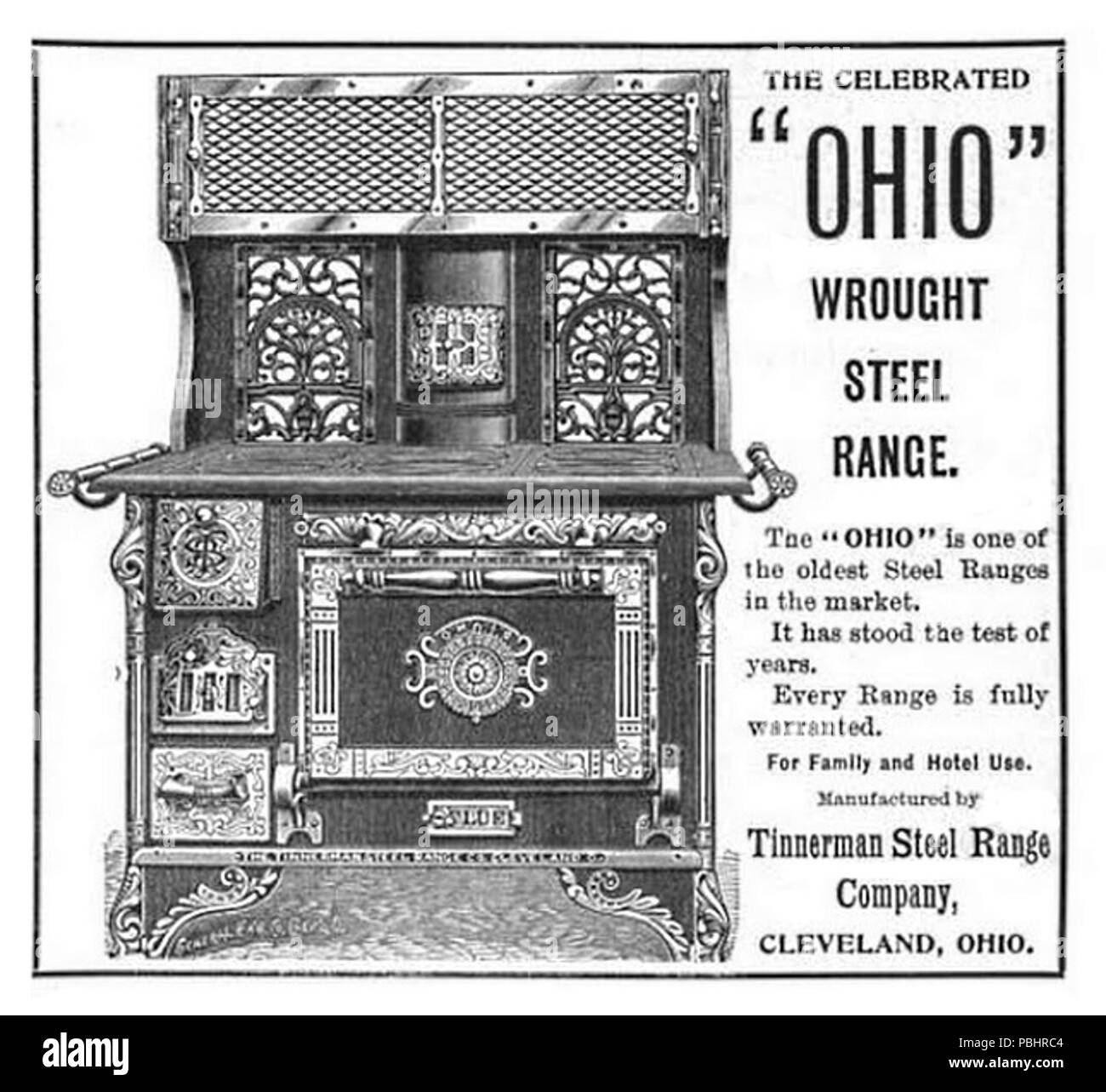 1750 Tinnerman Ohio Bereich Stockfoto