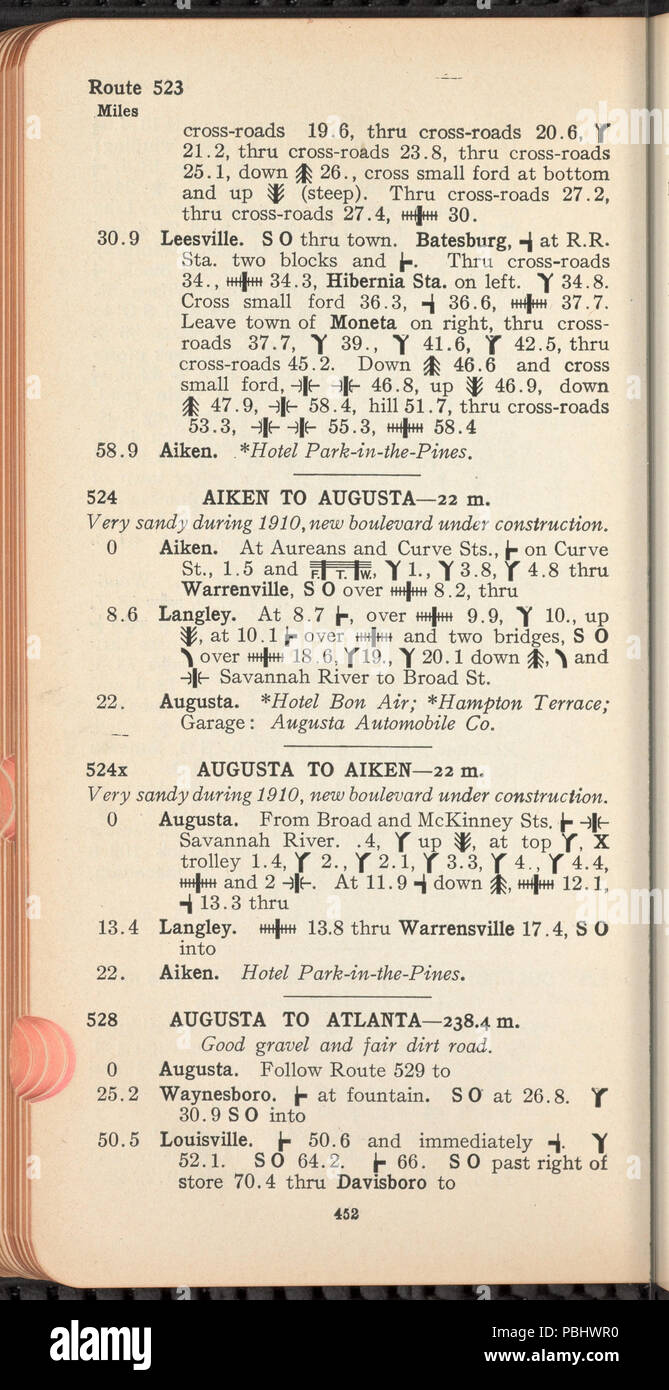 1767 Tour buchen (Nypl b 13679865-5090906) Stockfoto