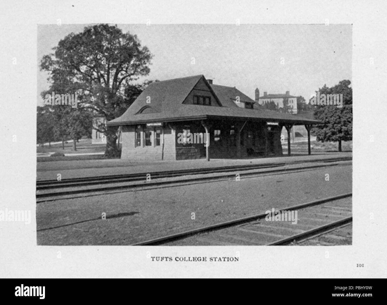1776 Tufts College Station, 1907 Stockfoto