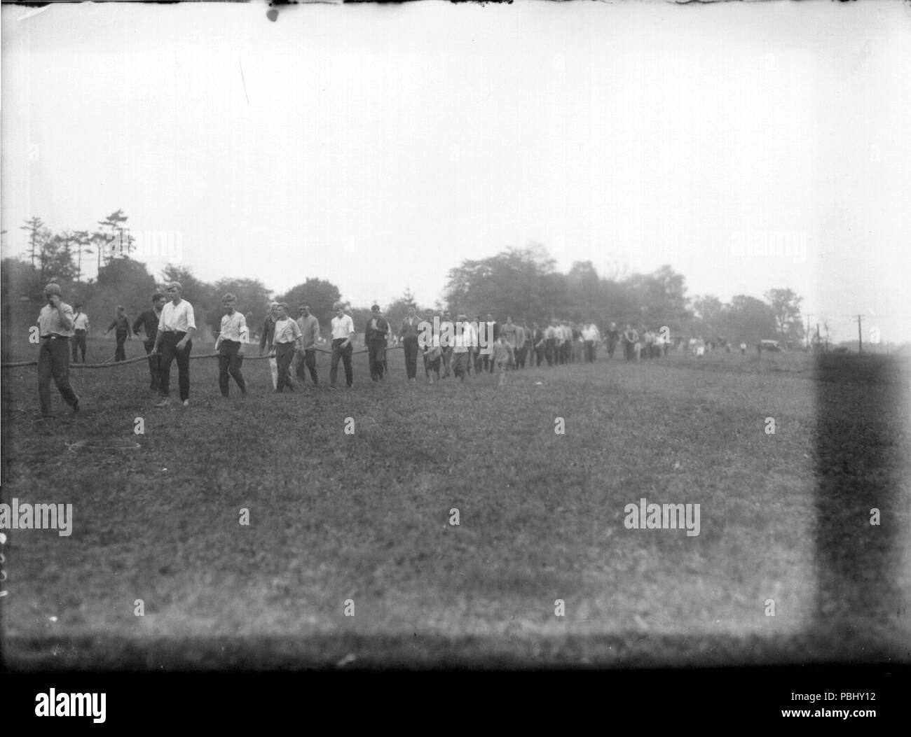 1777 Tauziehen Teilnehmer mit Seil an der Miami Universität Neuling - sophomore Contest 1921 (3191612252) Stockfoto