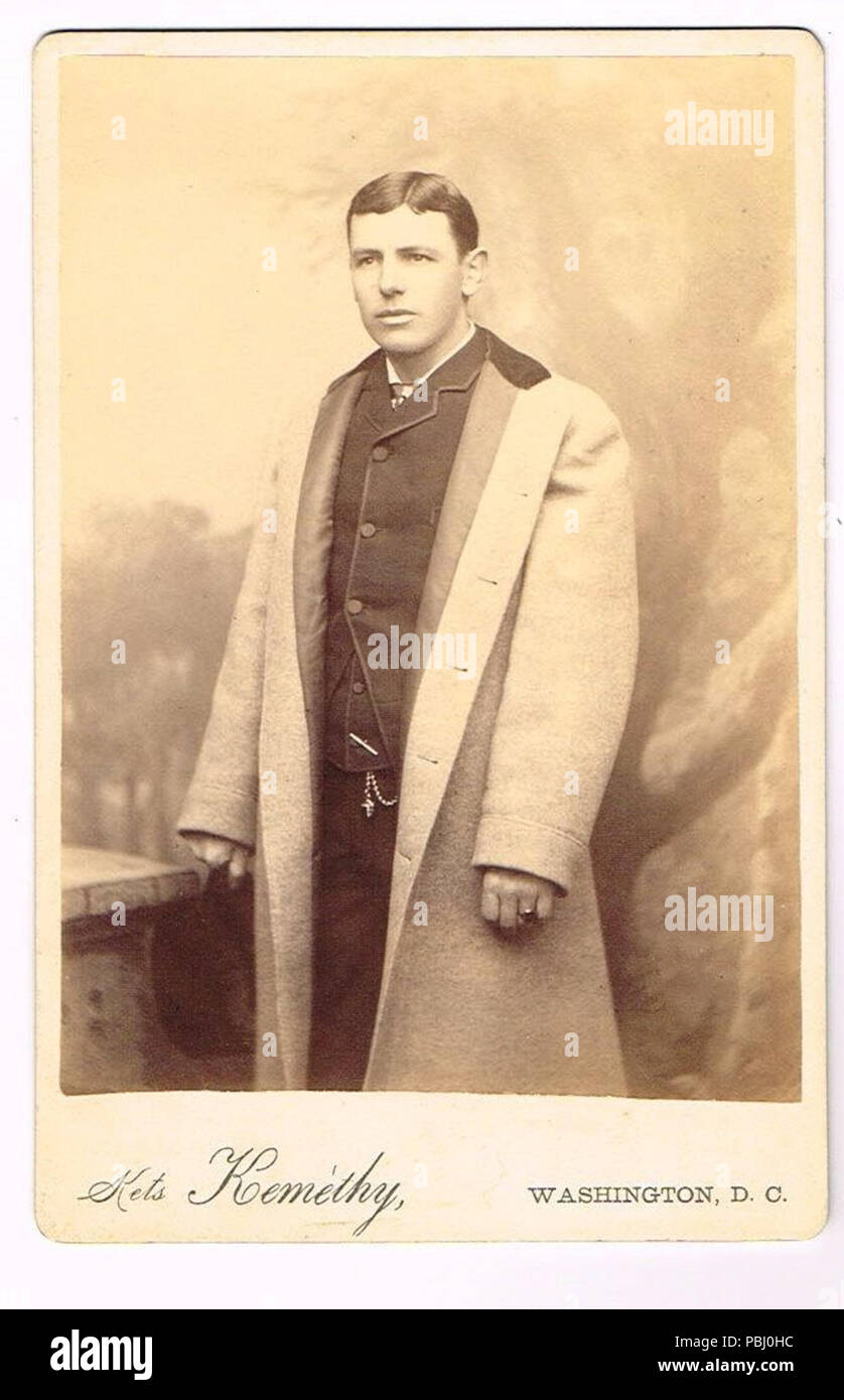 1792 unbekannten Mann 1880s Stockfoto