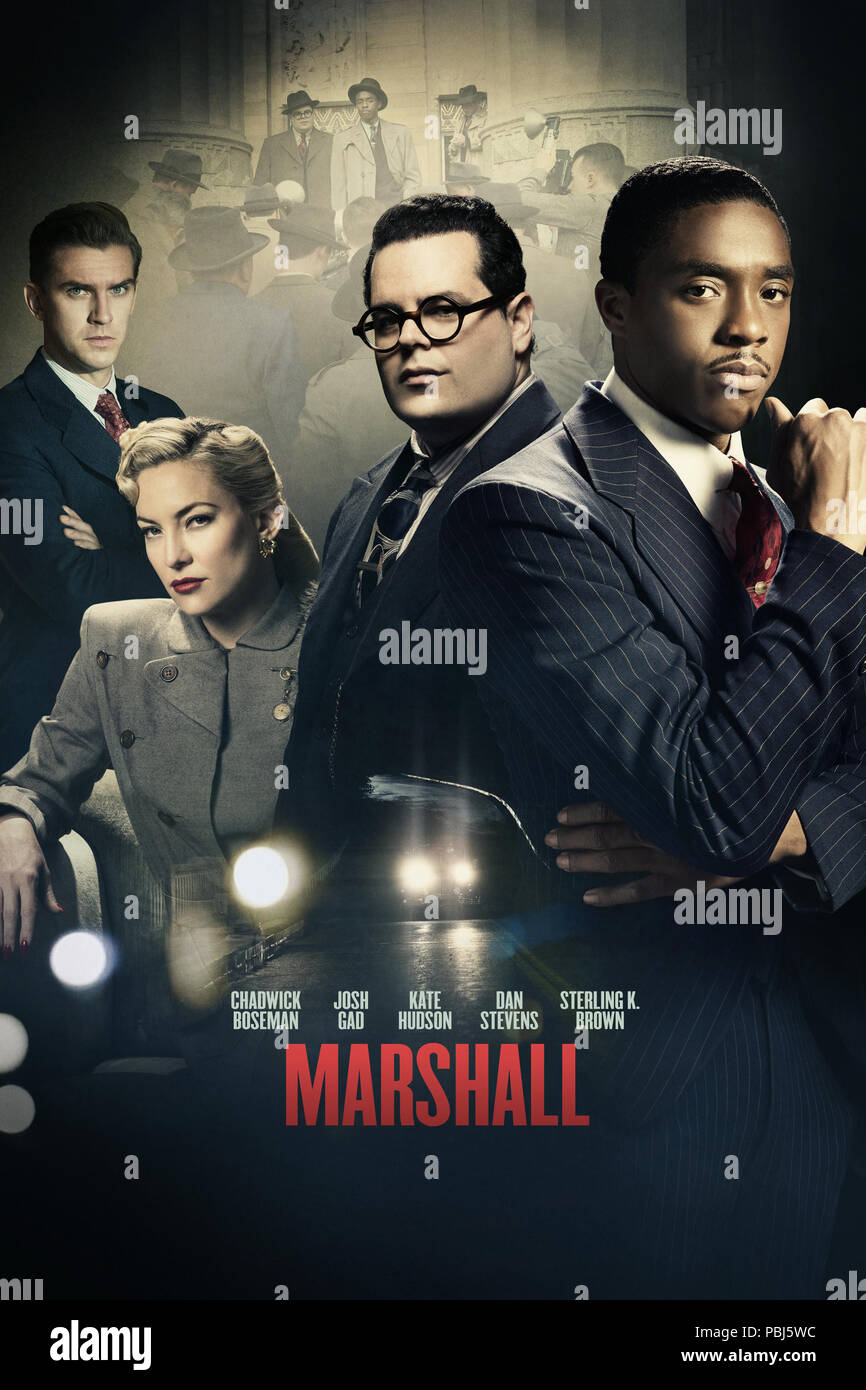 Erscheinungsdatum: Oktober 13, 2017 TITEL: Marshall STUDIO: Open Road Filme Regie: Reginald Hudlin PLOT: Über eine junge Thurgood Marshall, der erste Afrikaner - der Richter des Obersten Gerichtshofs, wie er Schlachten durch einen seiner Karriere - Definieren von Fällen. In den Hauptrollen: CHADWICK BOSEMAN als Thurgood Marshall. (Bild: © Open Road Filme/Unterhaltung Bilder) Stockfoto