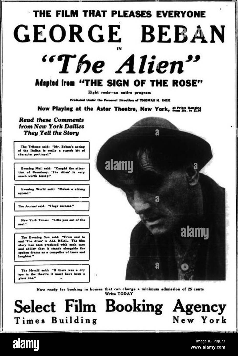 1611 Das Alien (1915) - 1. Stockfoto