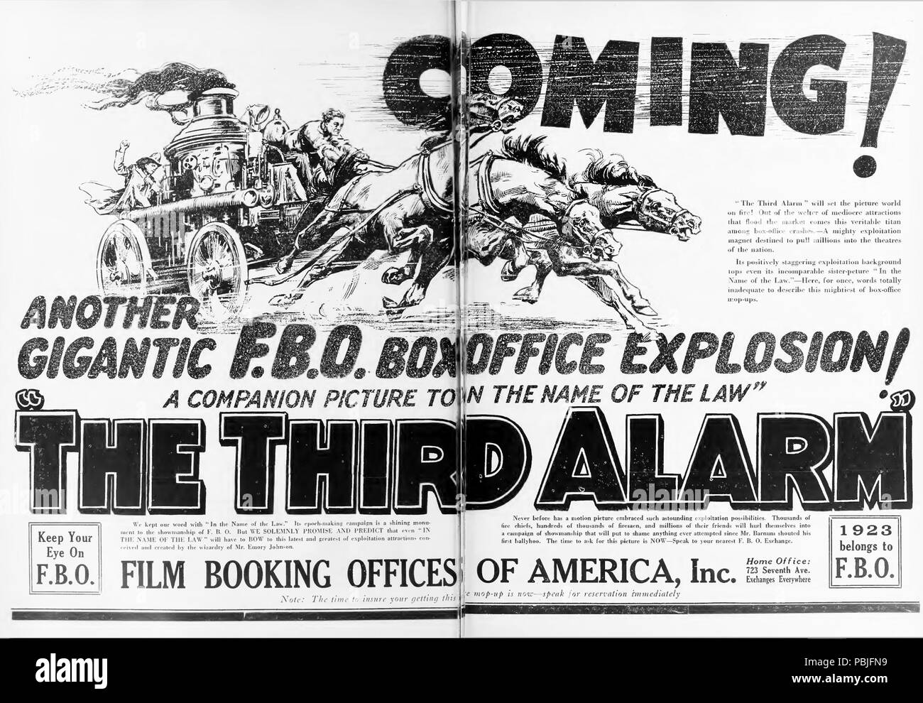 1707 Der dritte Alarm 01. Stockfoto
