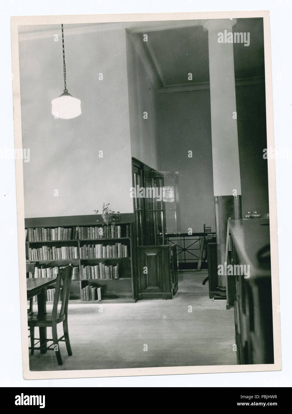 1828 W.P.A. Abteilung für Bibliotheken - Chatham Square Bibliothek Zweig (Nypl b 11524053-1150637) Stockfoto