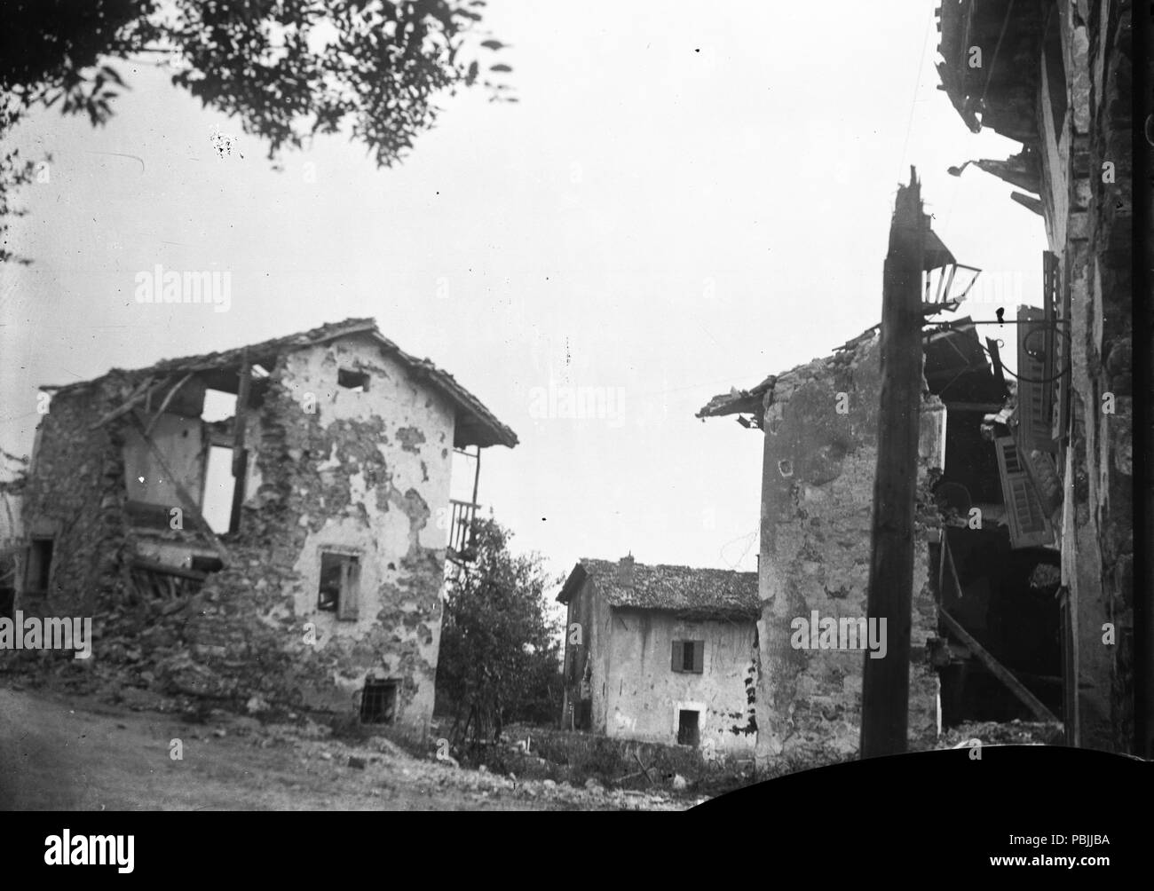 1831 Kriegsschäden, Ersten Weltkrieg Fortepan 58754 Stockfoto