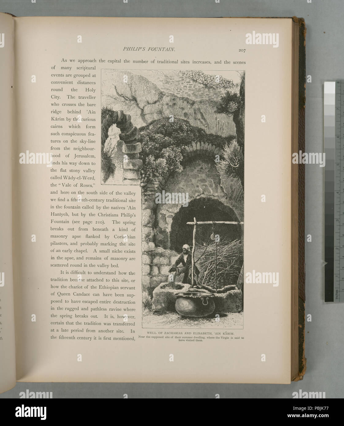 1840 Gut von Zacharias und Elisabeth,'Ain Kârim, in der Nähe der vermeintlichen Ort ihrer Sommer Wohnung, wo die Jungfrau gesagt wird, besuchte sie (Nypl b 10607452-80387) haben Stockfoto