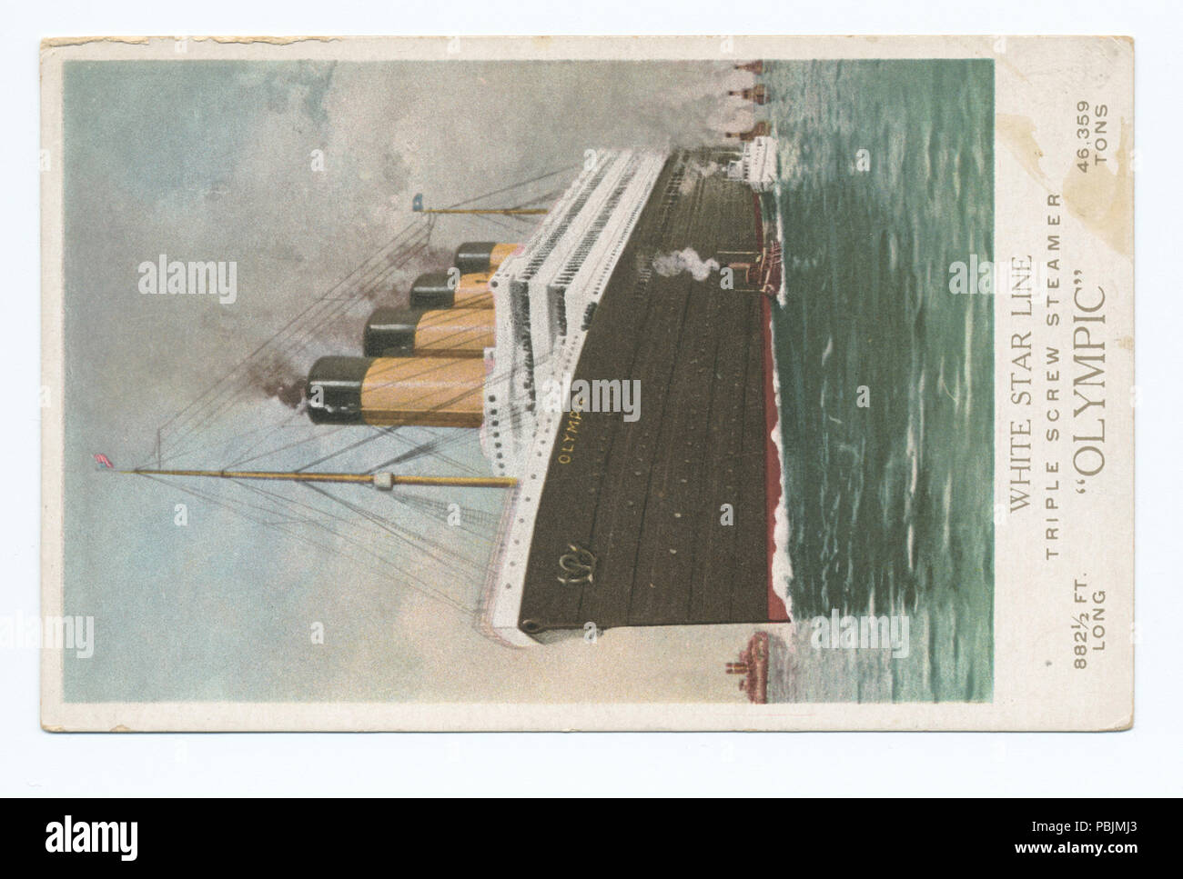 1851 White Star Line, Dreifach Schraube Dampfer "Olympic", Schiffe (Nypl b 12647398-79254) Stockfoto
