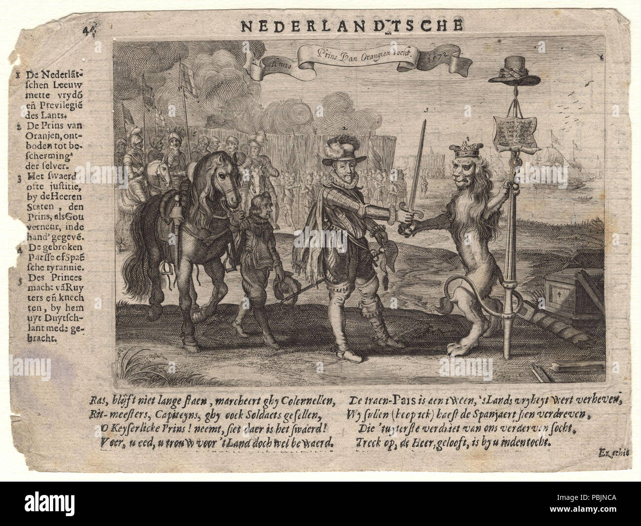 1857 Wilhelm I., Prinz von Oranien von Npg Stockfoto