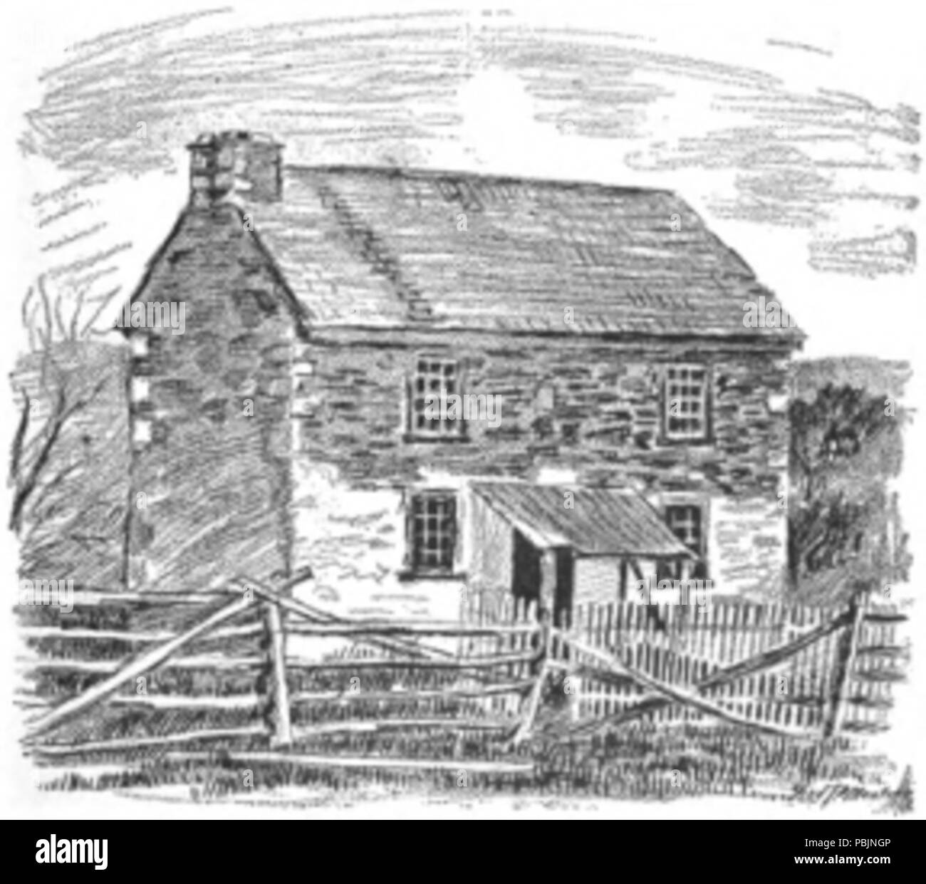 1858 William Parker House Stockfoto
