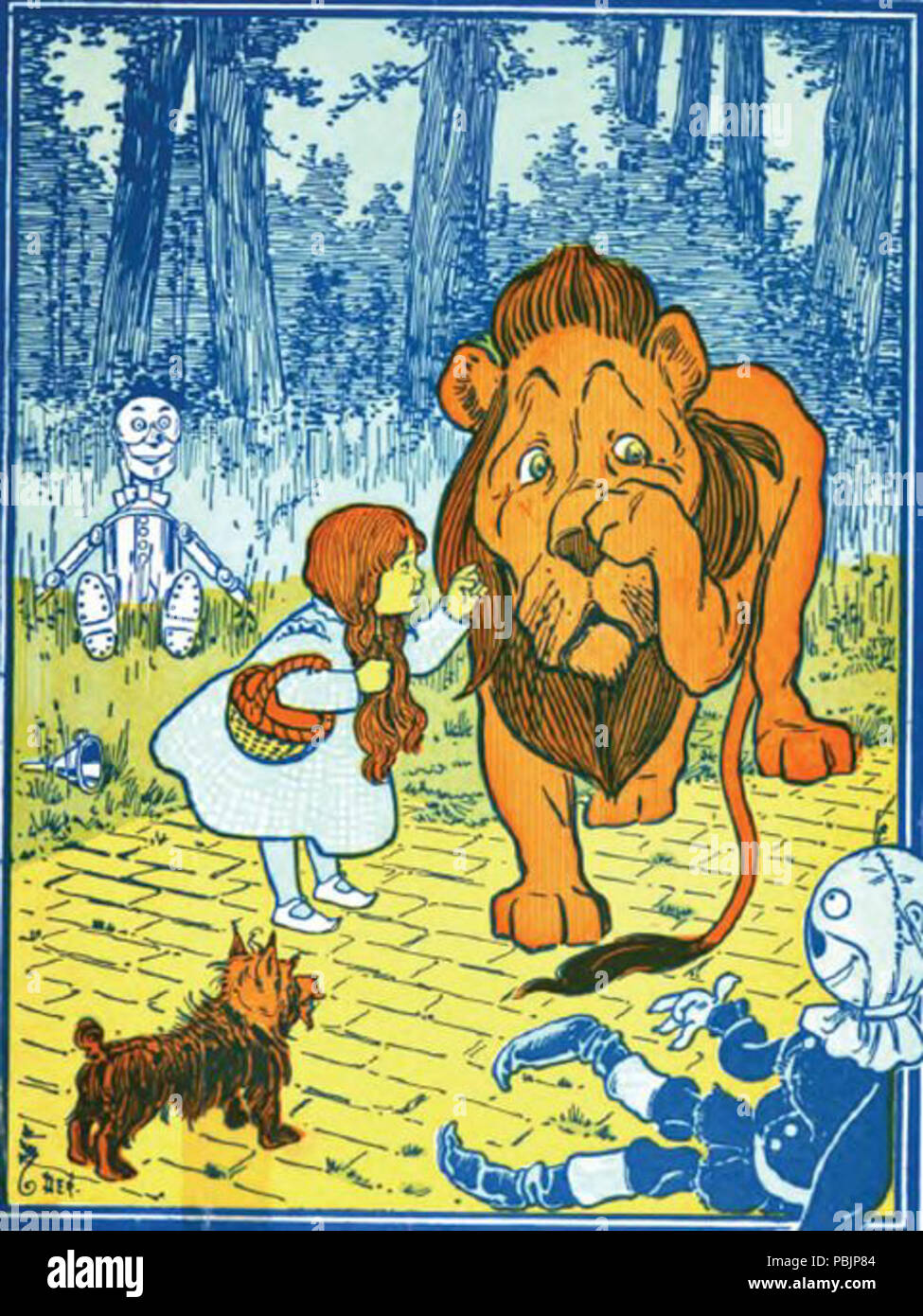 1864 Zauberer von Oz 5. Stockfoto