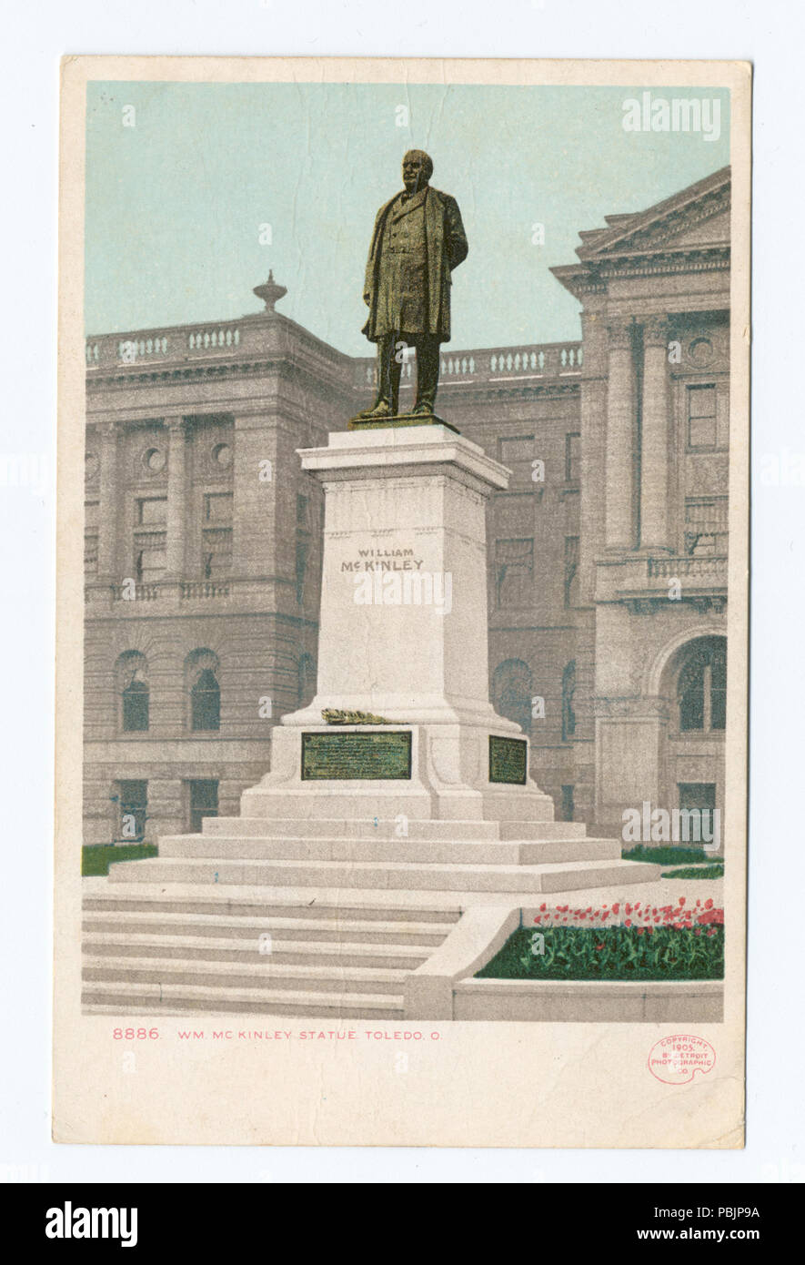 1864 Wm. McKinley Statue, Toledo, Ohio (Nypl b 12647398-68069) Stockfoto