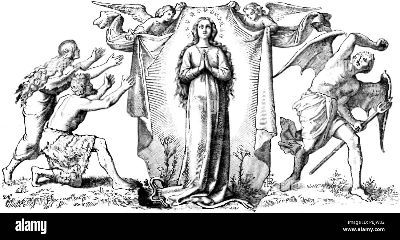 1884 Żywoty Św. Pańskich na wszystkie Dnie roku - Bild S. 1163 Stockfoto