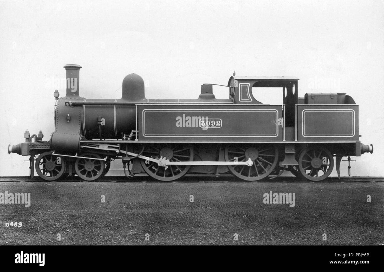 930 LNWR Motor Nr. 3092 4-4-2T Stockfoto