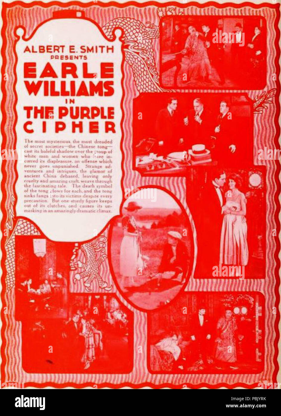 1691 Die violetten Cipher (1920) - 2. Stockfoto