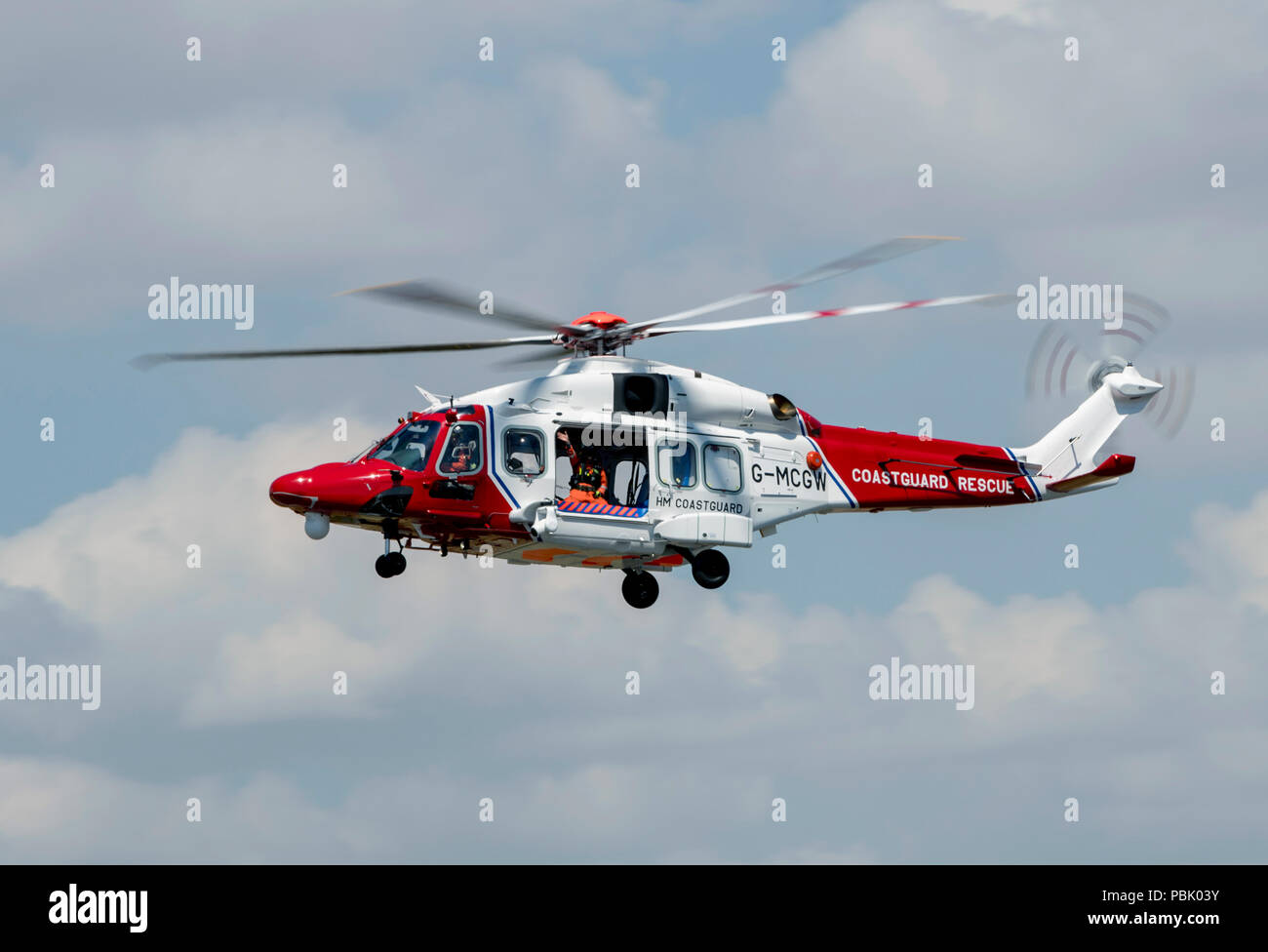 AW 189, Bristow Helicopters Stockfoto