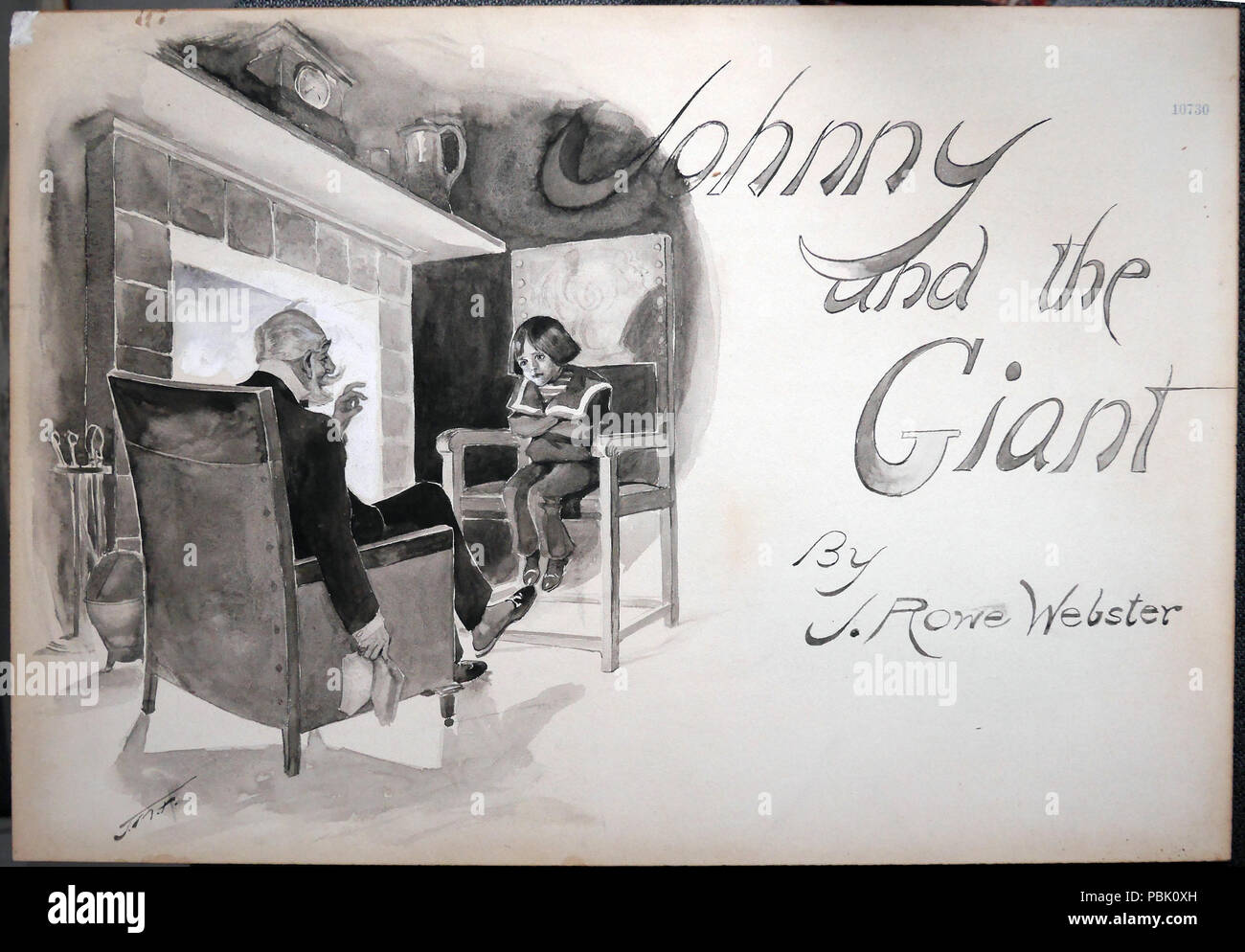 841 Johnny und der Riese Stockfoto