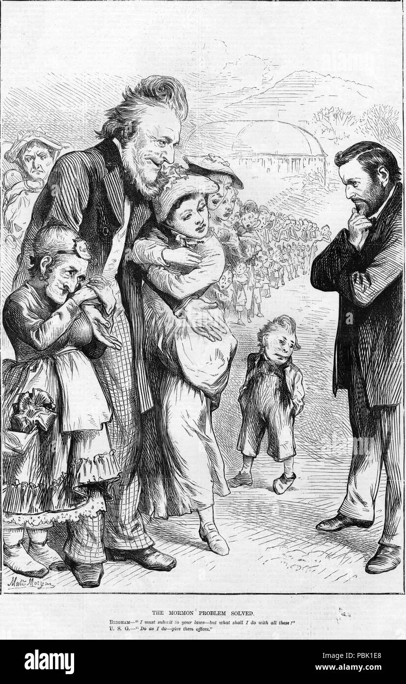 1657 Die mormonische Problem gelöst Stockfoto