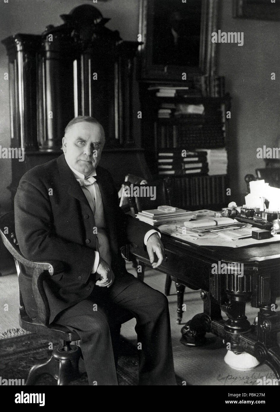 1858 William McKinley 1897 Stockfoto