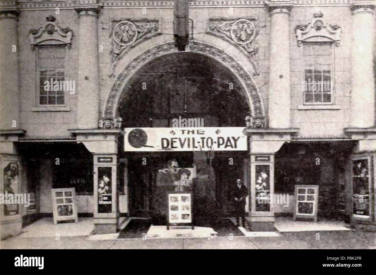1628 Der Teufel zu Zahlen (1920)-Gem Theater, Salt Lake City Stockfoto