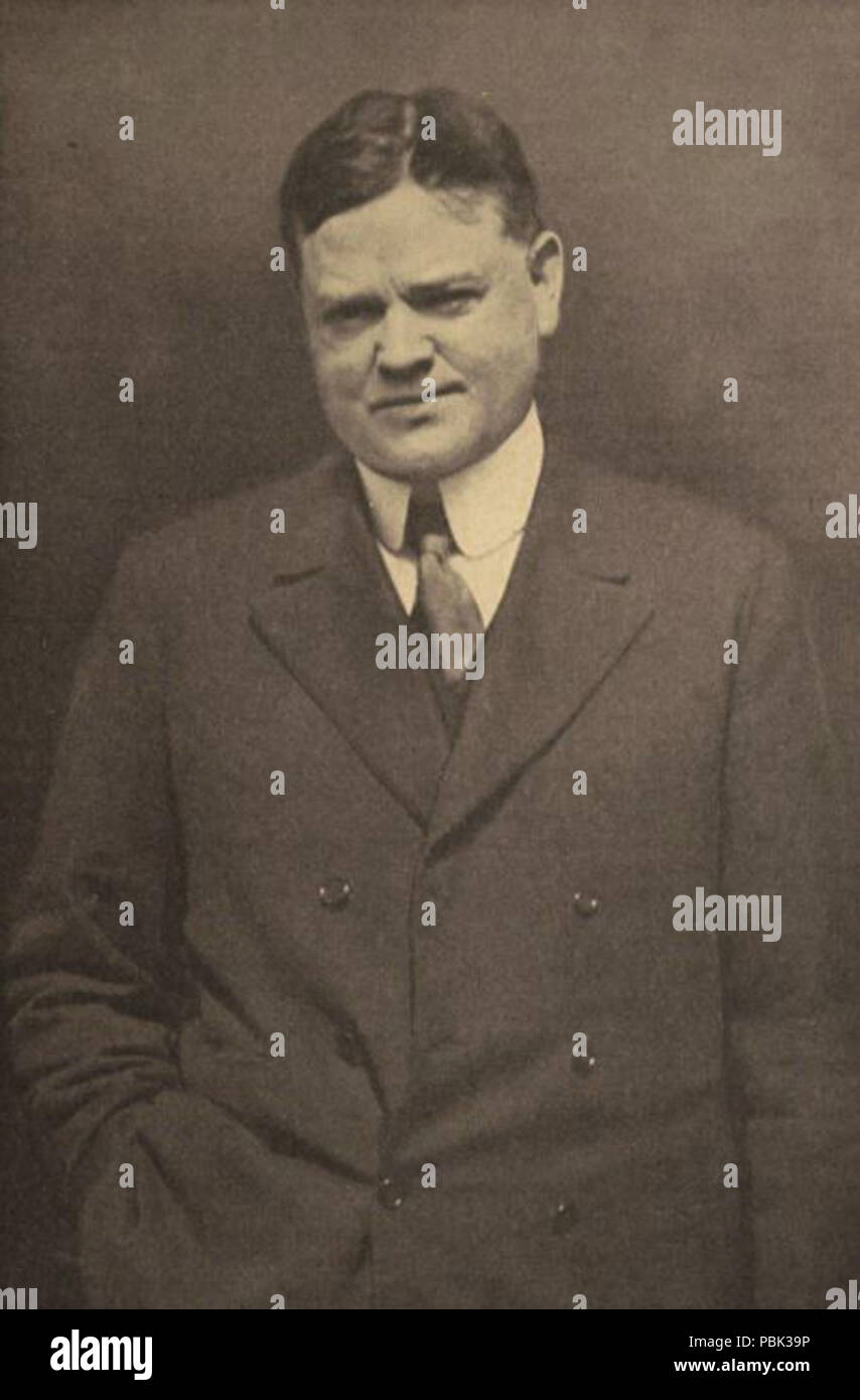 756 Herbert Hoover - Dez 1919 Munceys Mag Stockfoto
