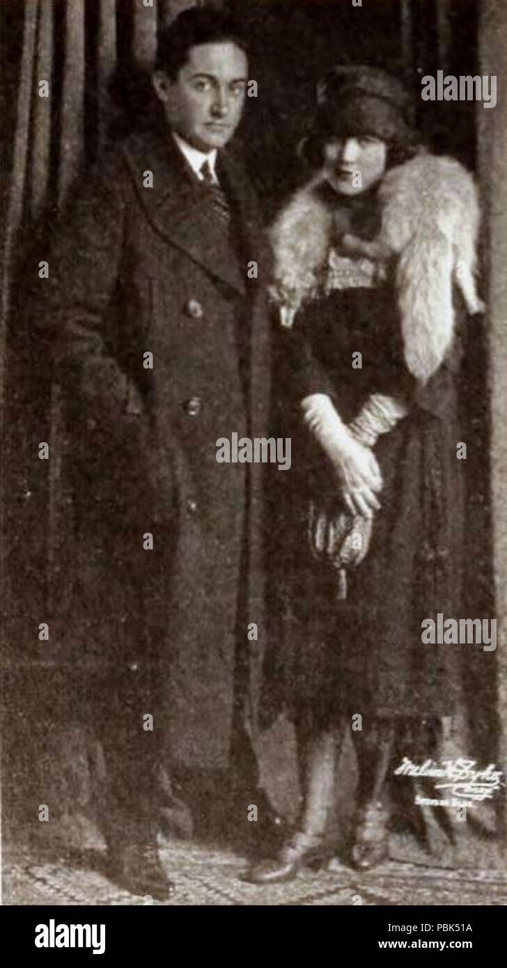 812 Irving Thalberg &Amp; Marie Prevost-Jun 1921 EH Stockfoto