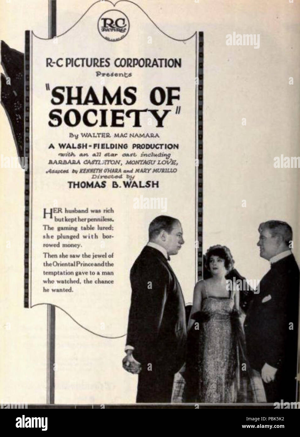 1312 Shams der Gesellschaft (1921) - 3. Stockfoto